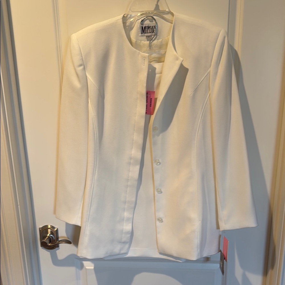 Women's White Jacket by Mary McFadden